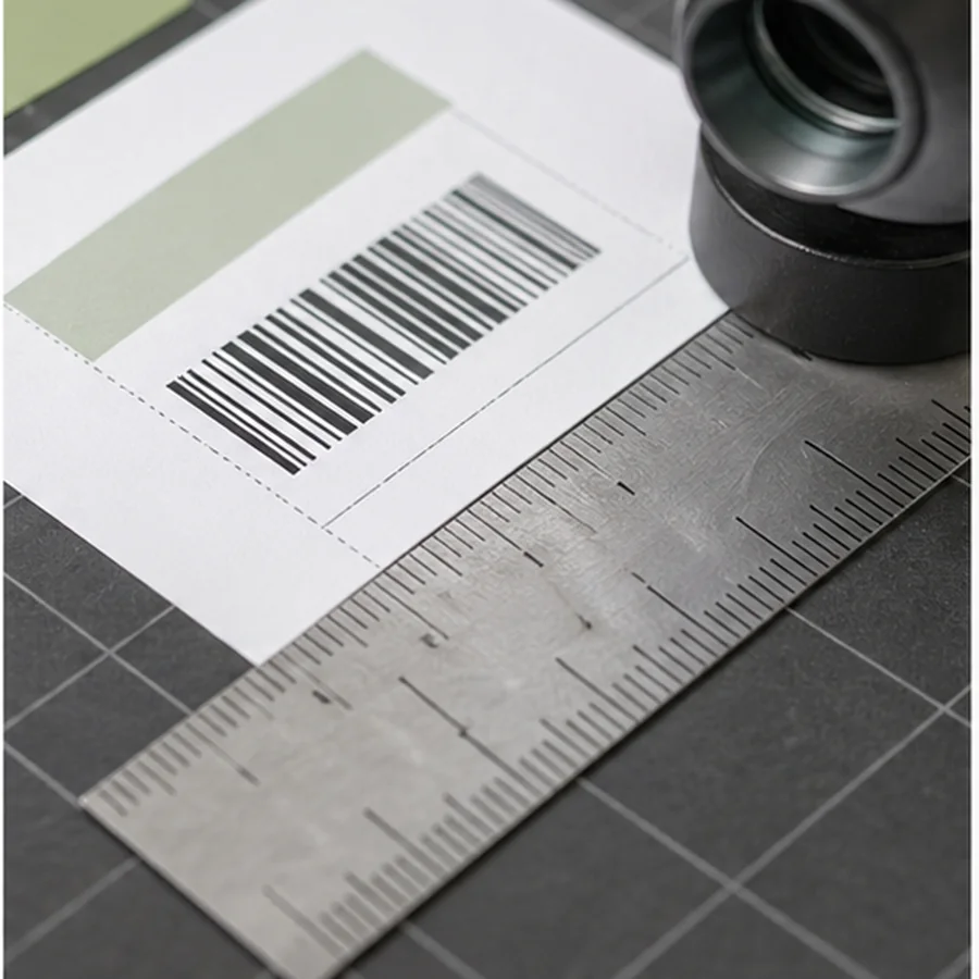 Inspect quiet zones and print contrast