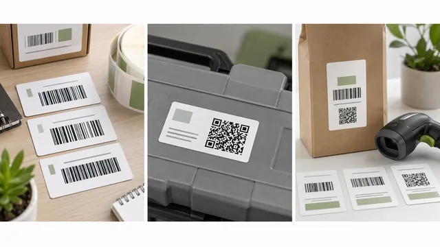 Barcode type comparison board with 1D labels, QR labels, and scanner checks thumbnail