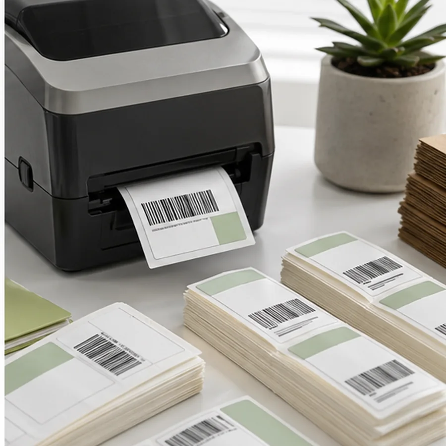 Test printed labels with the real scanner