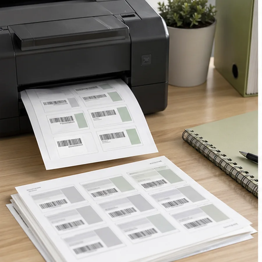 Compare sheet label and roll printer setup