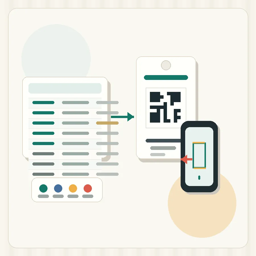 Planifier le flux de scan du badge événement avant la mise en page
