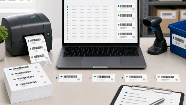 Serial number barcode labels and unique ID planning thumbnail